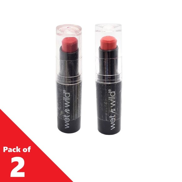2 PCS WET N WILD LIPSTICK Carrot Gold Coral-ine - Picture 1 of 5